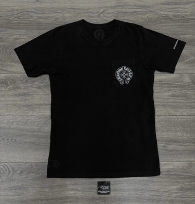 Size Medium - Chrome Hearts Horseshoe Logo Pocket T-Shirt ' Black