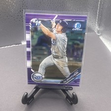 2019 Bowman Chrome Jake Guenther 1st Bowman Purple Refractor #157/250