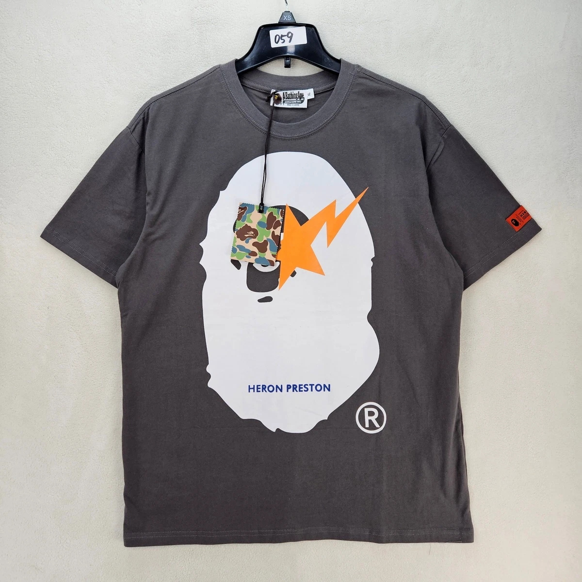 A Bathing Ape Gray Shirts for Men for sale | eBay