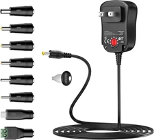 18W 3V 4.5V 5V 6V 7.5V 9V 12V DC Power Supply Universal AC Adapter Replacement C