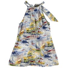 Tommy Bahama Cotton Silk Voile Saint Tropez Halter Top Resort Summer Small