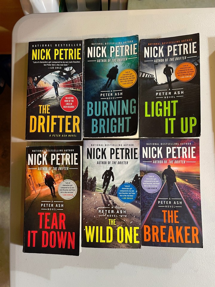 NICK PETRIE 6 book SET in the PETER ASH series