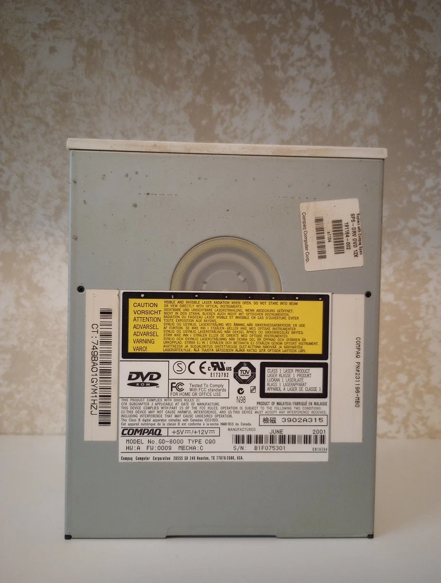 Las mejores ofertas en Compaq DVD-ROM PATA/IDE/EIDE CD, DVD y Blu