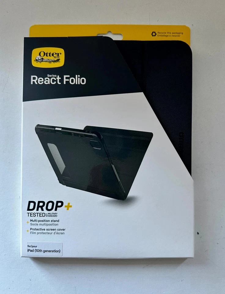 Genuine OtterBox React Folio Protective Case iPad 10th Gen / A16 2025 inc VAT