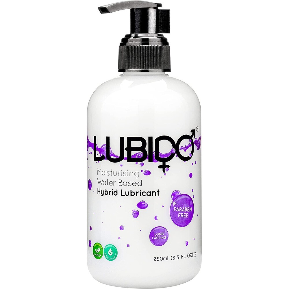 Lubido HYBRID 250ml Paraben Free Water Based Lubricant Bottle Lube