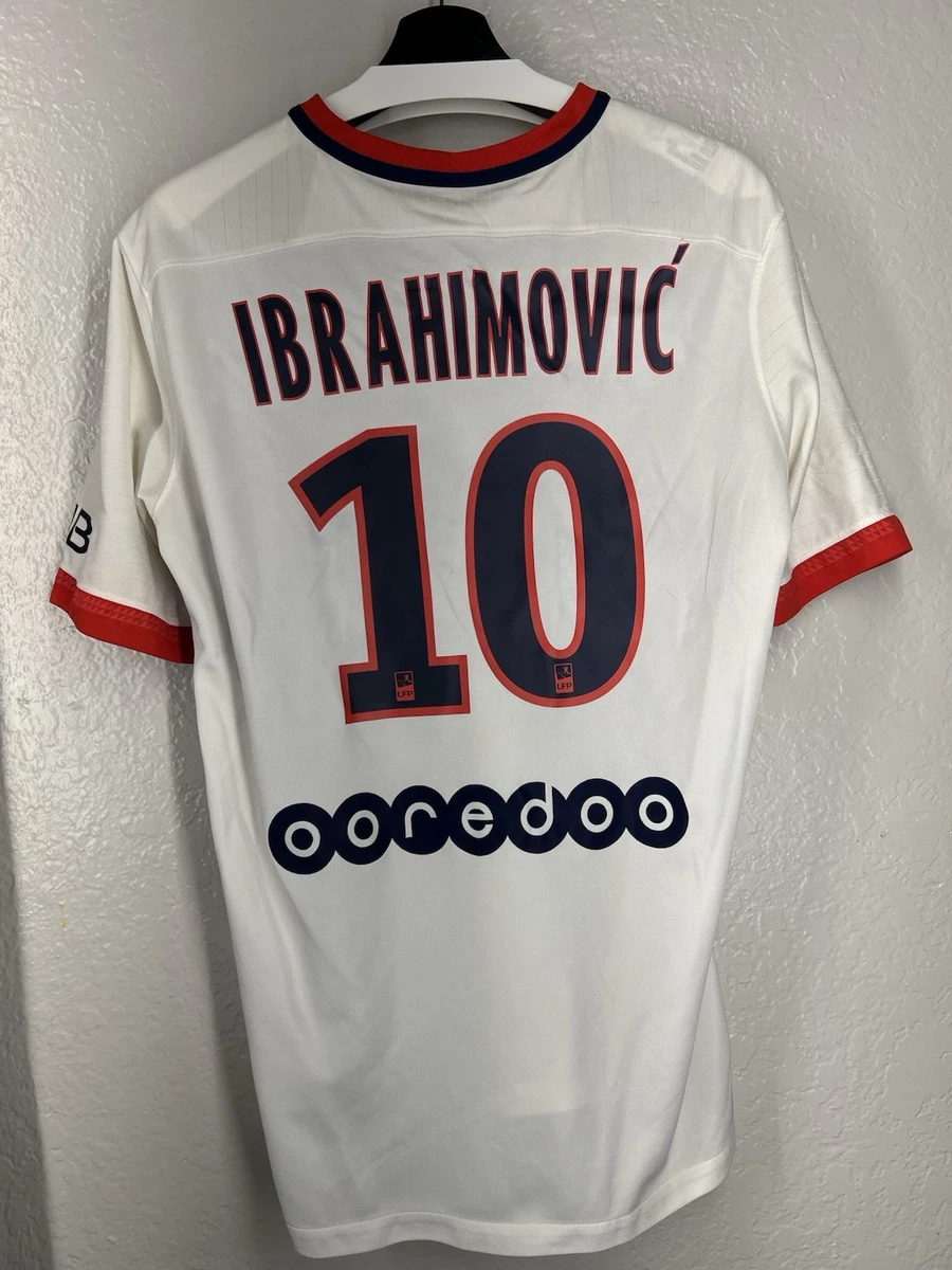 パリ・サンジェルマン IBRAHIMOVIĆ 10番 半袖 ユニフォーム 2013-14 Paris Saint-Germain Home Shirt Ibrahimovic #10 - 7/10 - (M)