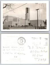 Lexington NE Dinger Church 1953 RPPC Nebraska Modern Architecture