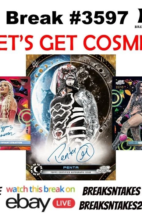 Break #3597: 2026 Topps Cosmic Chrome WWE Hobby 2 CASE (16 BOX) PYW