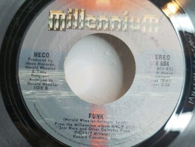 Millennium Star Wars Theme/ Cantina Band Vinyl Single 7 Inch 1977 Vinyl
