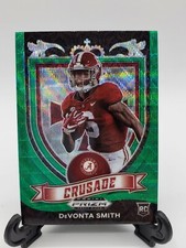 2021 Panini Prizm Draft Picks Football #165 Devonta Smith Green Wave Prizm