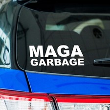 Trump 2024 MAGA Garbage Republican Die Cut Decal Vinyl Stickers for Cars