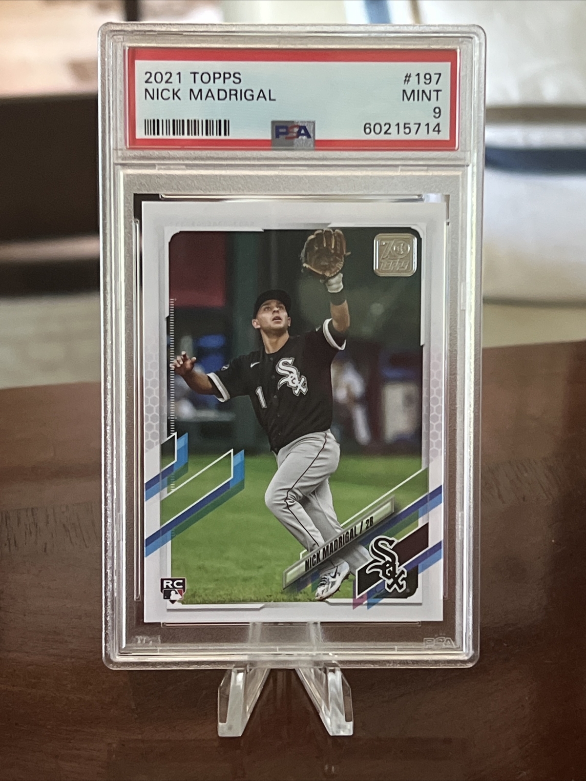 2021 Topps Nick Madrigal #197 Rookie RC PSA 10 Gem Mint Chicago White Sox Cubs