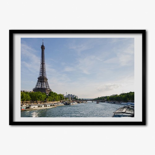 Cadre Photo Décoratif 20x30 Cm Motif Skieurs - Bois MDF Tulup - Déco Salon Moderne