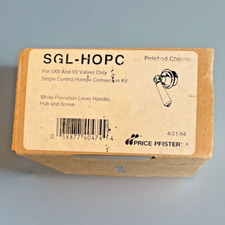 Price Poster Polished Chrome Single Control Handle Conversion Kit Porcelain