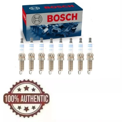 Set of 8 for BMW E70 E71 X5 X6 2010-12 Spark Plug High Power Bosch ZR-5-TPP-33