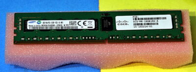 UCS-MR-1X081RU-A CISCO SAMSUNG M393A1G40DB0-CPB 8GB PC4-2133P DDR4 1Rx4 Server