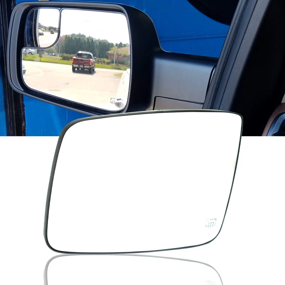 USA Mirror Glass 2011-2022 For 1500 2011-2018 Ram Ram 2500 Driver Side Heated - Image 4 of 4