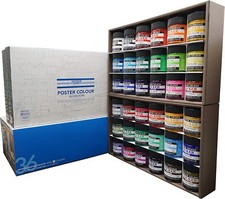 Nickerfarbe Posterfarbe 36 Farben Set 40ml Aquarell PC40ML36N Japan Neu