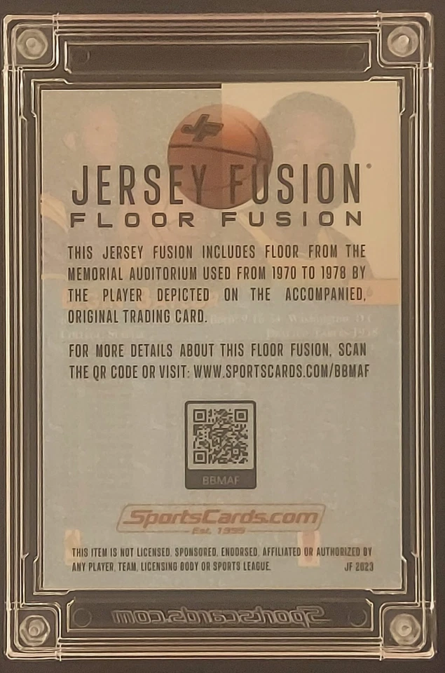 Camiseta Fusion All Sports Serie 3 2024 Elgin Baylor Juego Usada Piso #71/99 Foto 3 de 3