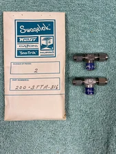 Swagelok SS-200-3TTM Male Branch Tee 1/8“Tube x 1/8“Tube x 1/8 MNPT NOS Lot of 2