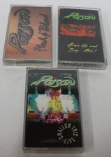 poison - cassette tape lot of 3 - swallow this live, flesh  blood, open up and