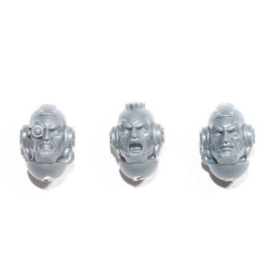 Warhammer 40K Space Marines Centurion Squad Heads x 3 [Bits]