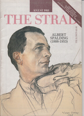 THE STRAD MAGAZIN 1988 ALBERT SPADLING FRANZ. P. ZIMMERMANN C. WICKS