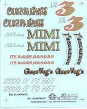 Slixx 8041 Gasser 20 Sheet decal