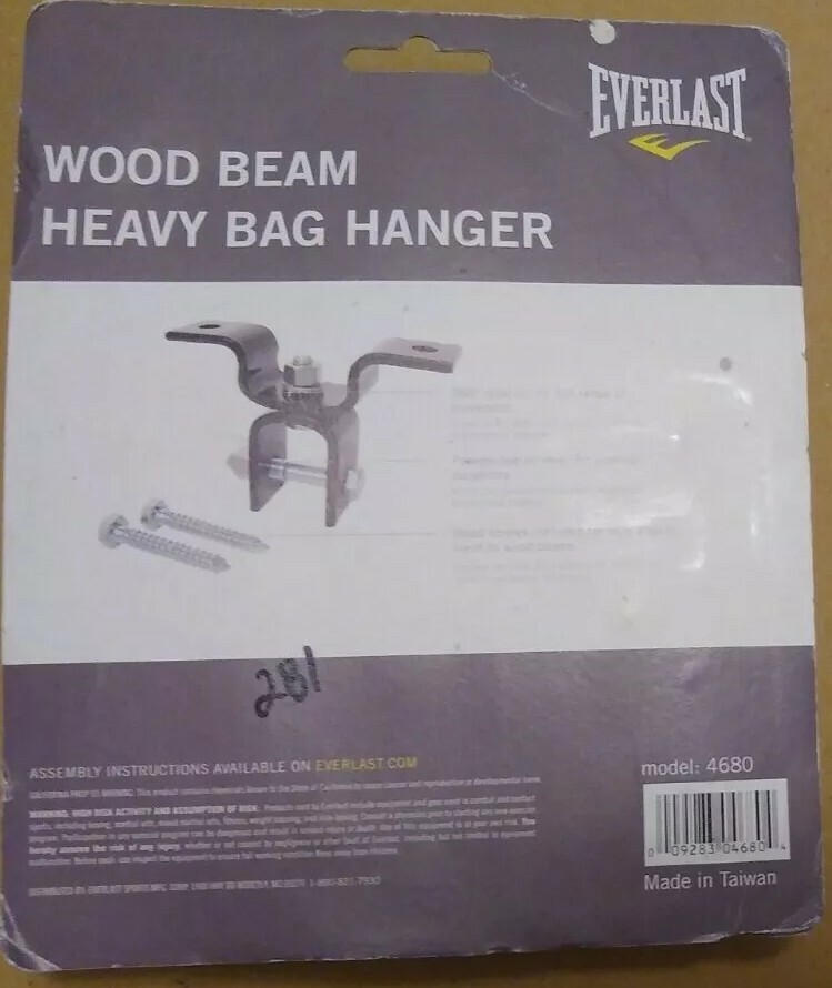 Everlast Boxing Wood Beam Heavy Bag Hanger 100 lb. 4680 New eBay