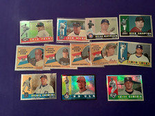 2009 TOPPS HERITAGE BLACK REFRACTORS CHAD QUALLS +11 CHROME REFRACTOR S