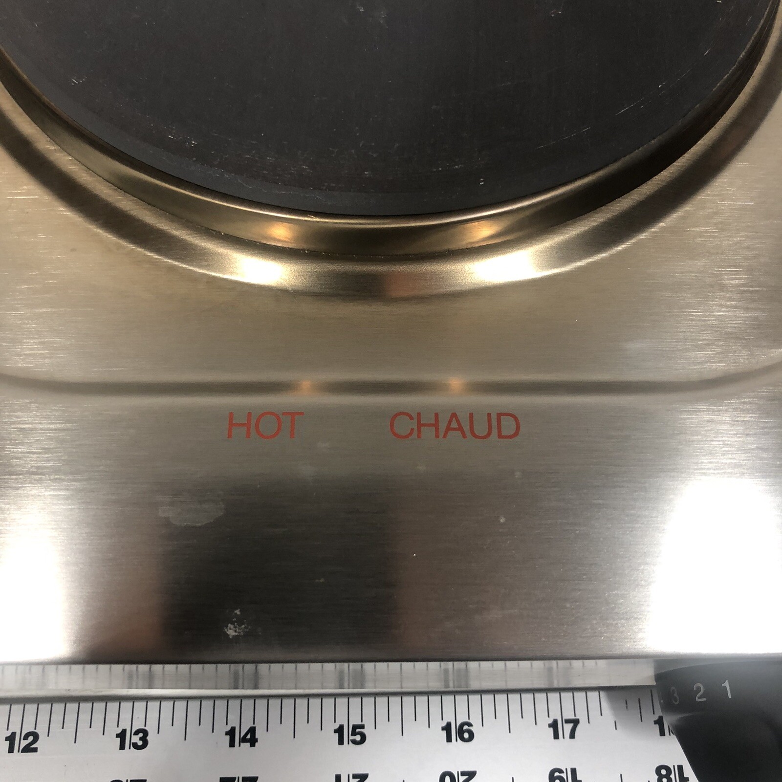 Cadco KRS2 11 1/2" Electric Hotplate One Burner Made In Germany Cast