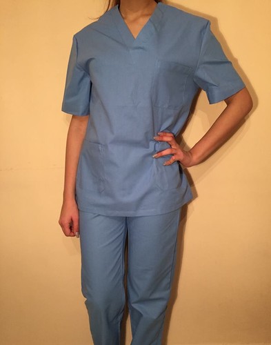 DIVISA SANITARIA OSPEDALIERA 14 COLORI UNISEX INFERMIERE MEDICO OSS MIS. COMODA - Foto 16 di 20
