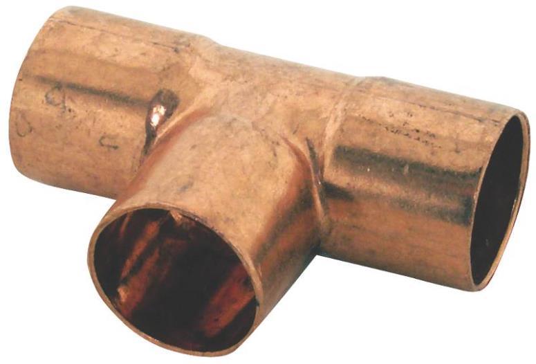 NEW LOT OF (10) ELKHART 32768 USA COPPER 3/4" TEE SWEAT PLUMBER FITTINGS 6141907