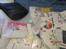 Huge lot of SEALED Creative Memories Stickers Paper Templates Packs CarryAll Bag