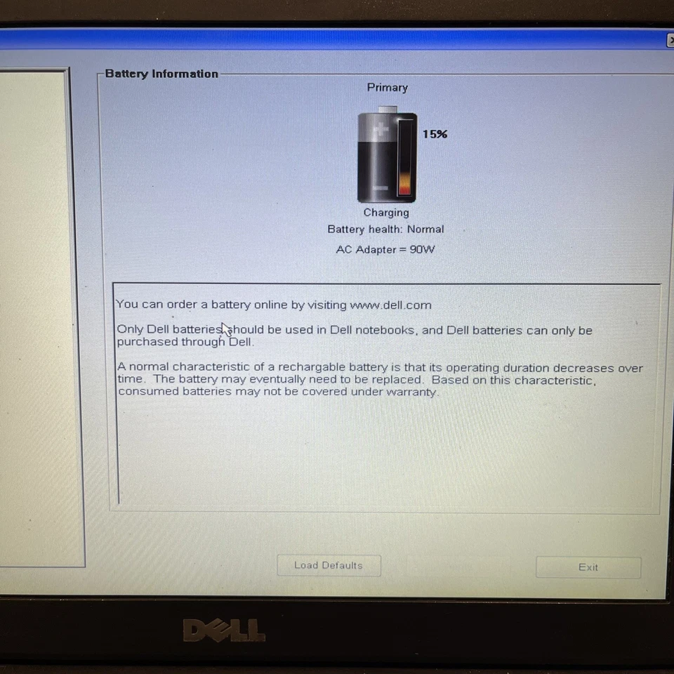 Laptop Dell Latitude E6400 14" Core 2 Duo P8400 4GB RAM 160GB Arranque/BIOS Sin sistema operativo Foto 4 de 4
