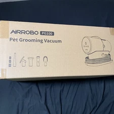 AIRROBO PG100 Pet Grooming Vacuum with 5 Grooming Tools, 12000Pa Suction Power
