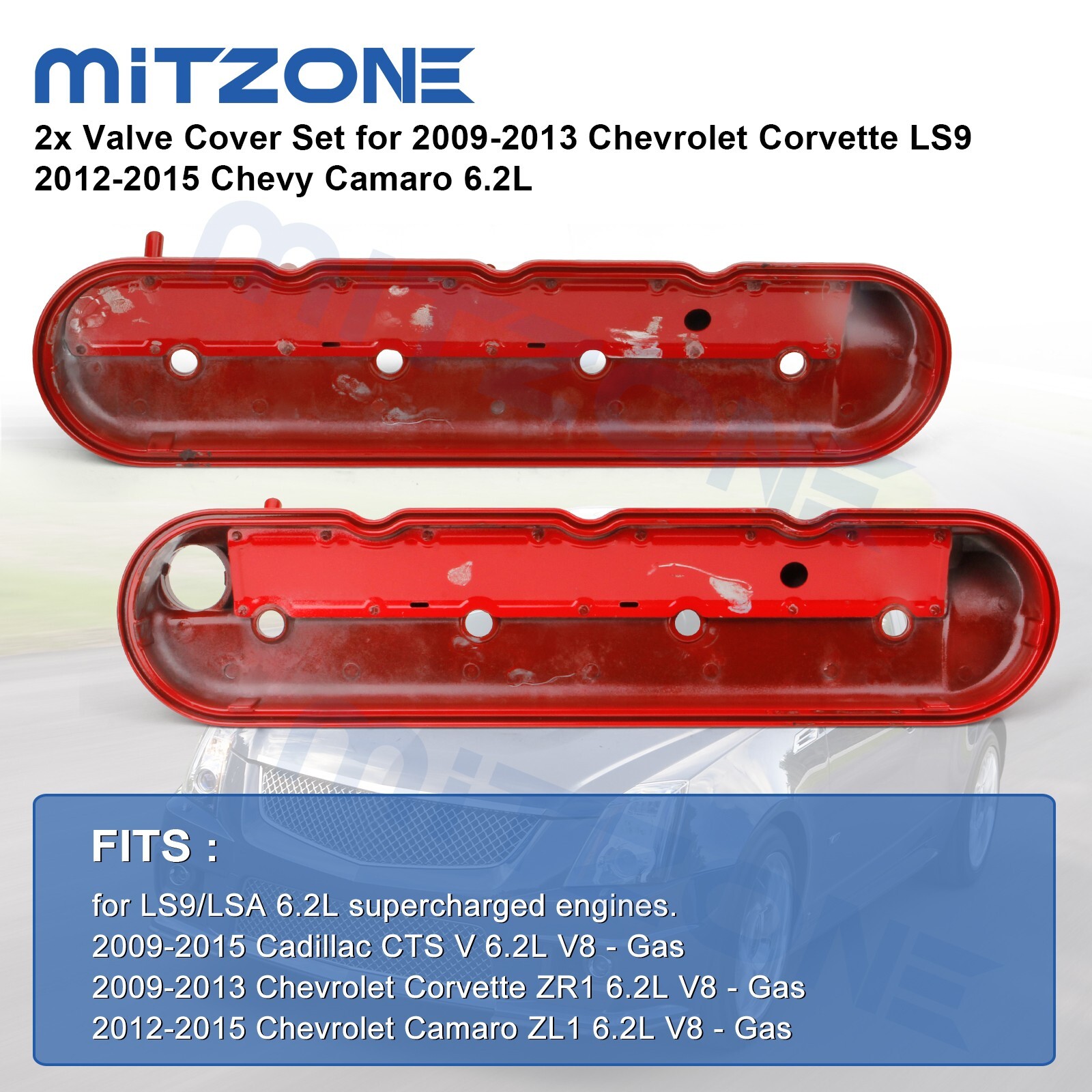 Chevrolet Corvette ZR1 2009-2013 Right Valve covers 2 pcs