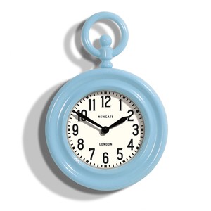 Newgate Clocks Large Blue Fobwatch Vintage Retro Kitchen Wall