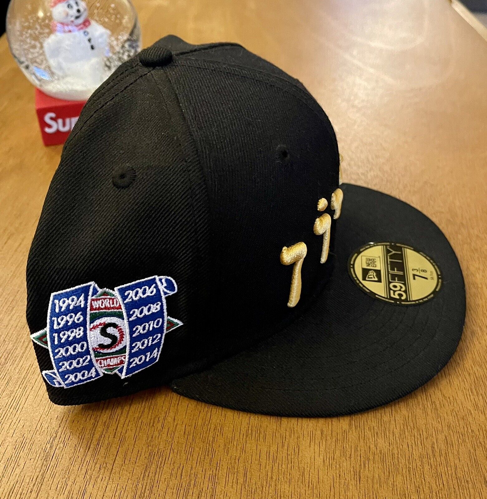 Supreme Hebrew New Era 59Fifty Fitted Cap Black - FW23 - US