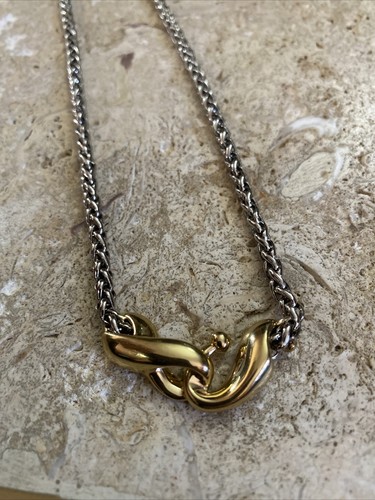 Sterling 925 \u0026 10K Gold Pendant \u0026 Chain 