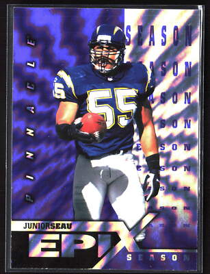 1997 Pinnacle Certified #E23 Junior Seau Epix Purple
