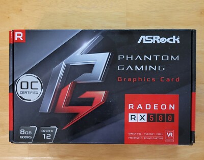 ASRock Phantom Gaming D Radeon RX580 OC 8GB GDDR5 Graphic