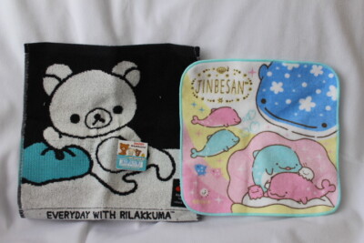 San-X Rilakkkuma Jinbesan Handtuch Minituch NEU