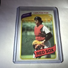 Carlton Fisk 1980 Topps #40