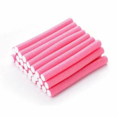 🔥Foam Hair Rollers 12 Bendy Long Curlers Soft Twists Curls Waves Styling  Tools