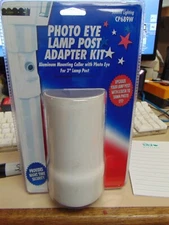 Photo Eye Lamp Post Adapter Kit CP689W - for 3" posts  WHITE 