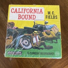 W.C. Fields in California Bound Standard 8mm Castle Films Film, still in plastic
