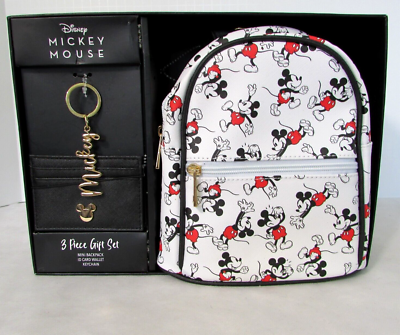 Disney Mickey Mouse Mini Backpack Card Holder Keychain 3 pc  display picture 2