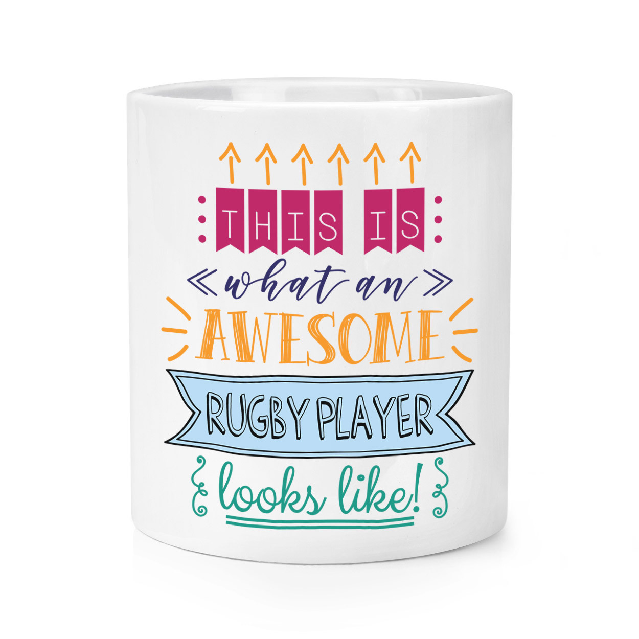 This Is What An Awesome Rugby Player Looks Like Makeup Brush Pencil Pot