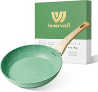 Innerwell Antihaft Bratpfanne 24Cm GrüN Induktion Holzgriff